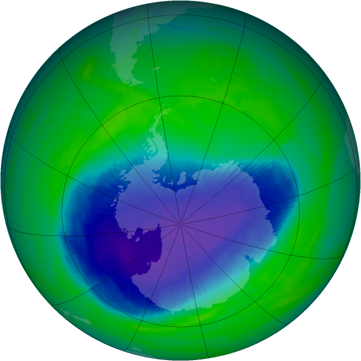 Ozone Map 1990-10-29